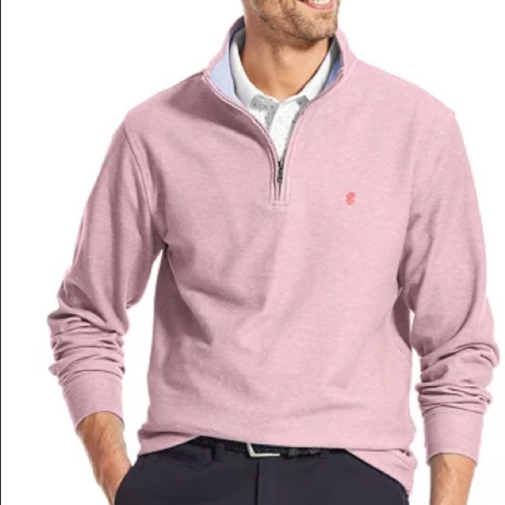 Pink Izod 1/4 zip pullover